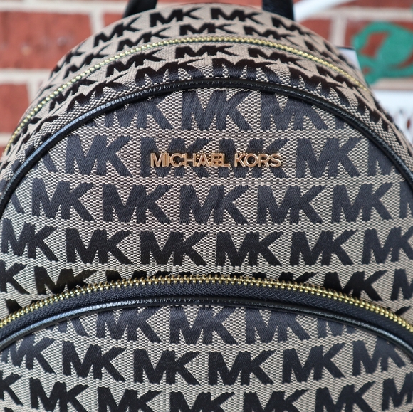 Michael Kors Abbey Signatures Backpack - Picture 4 of 5